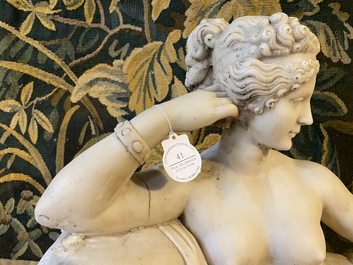 After Antonio Canova (1757-1822): 'Pauline Bonaparte as Venus Victrix', 20th C.