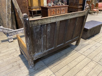 A large Spanish hall bench, 18th C.