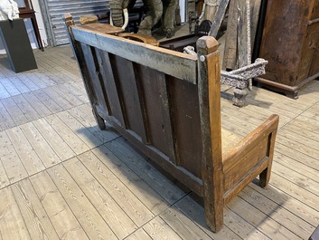 A large Spanish hall bench, 18th C.