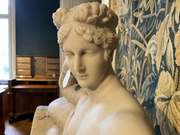 In de stijl van Antonio Canova (1757-1822): 'Pauline Bonaparte als Venus Victrix', 20e eeuw