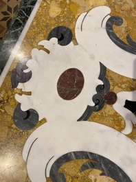 An Italian pietra dura table top, 19/20th C.