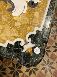 An Italian pietra dura table top, 19/20th C.