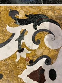 An Italian pietra dura table top, 19/20th C.