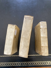 Three various publications of classical works, 16/17th C.