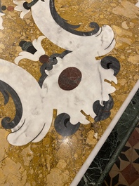 An Italian pietra dura table top, 19/20th C.