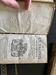 Seven various publications of classical works, 17/18th C.