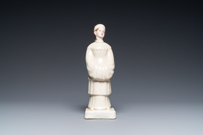 A Chinese porcelain Cultural Revolution figure of a Russian lady