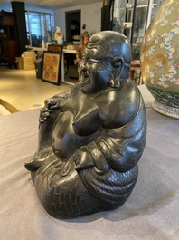 Een Chinese bronzen Boeddha, 19e eeuw