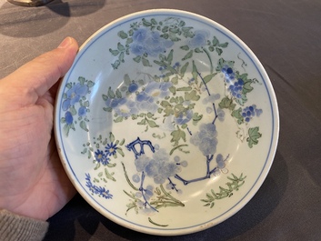 Bol en porcelaine de Chine wucai, marque et peut-&ecirc;tre &eacute;poque de Wanli