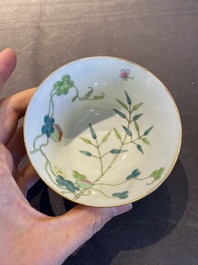 A Chinese famille rose 'balsam pear' bowl, Guangxu mark and of the period