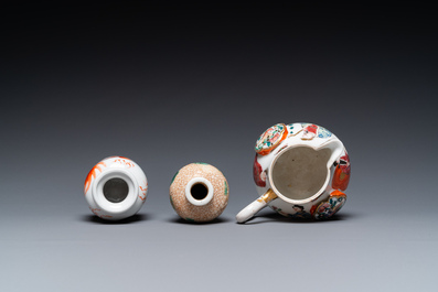 Six various Chinese vases and a 'Wu Shuang Pu' jug, 19/20th C.