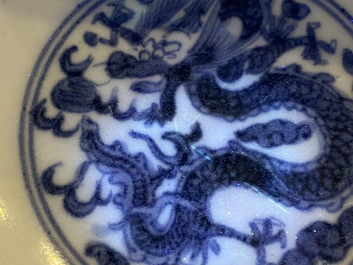 Een Chinese blauw-witte 'Bleu de Hue' kom voor de Vietnamese markt, Gi&aacute;p T&iacute; merk, ca. 1804