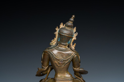 Tara en bronze dor&eacute;, Sino-Tibet, 17/18&egrave;me