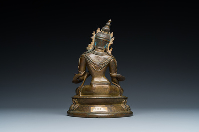 Tara en bronze dor&eacute;, Sino-Tibet, 17/18&egrave;me