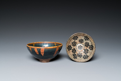 Two Chinese Jizhou bowls, Song or later