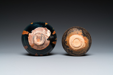 Two Chinese Jizhou bowls, Song or later