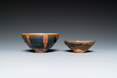 Two Chinese Jizhou bowls, Song or later