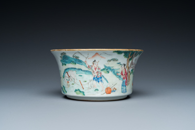 A Chinese famille rose narrative subject bowl, Daoguang mark and of the period