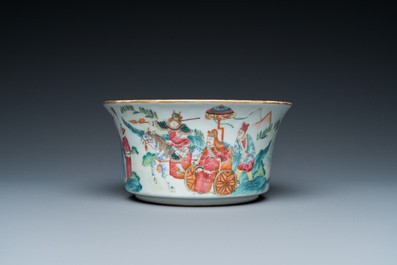 A Chinese famille rose narrative subject bowl, Daoguang mark and of the period