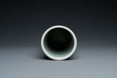 A Chinese qianjiang cai hat stand, signed Wang You Tang 汪友棠 and dated 1903