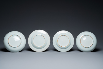 Thirteen Chinese Imari-style plates, Qianlong