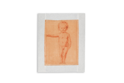 Jacob de Wit (1695-1754): 'Portrait of a boy', red chalk on paper, ca. 1747