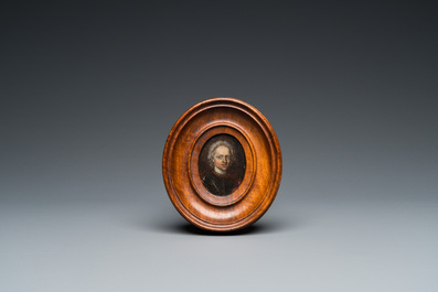 Four portrait miniatures, England and/or France, 18/19th C.