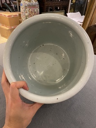 A Chinese blue and white 'dragons' censer, 19th C.