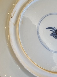 A Chinese famille verte 'dragon' dish, Kangxi