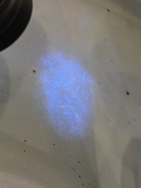 A Chinese blue and white 'dragons' censer, 19th C.