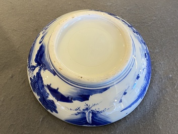 Een Chinese blauw-witte dekseldoos met een fenghuang, Transitie periode