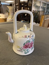 A Chinese famille rose teapot and cover, Yongzheng mark and of the period