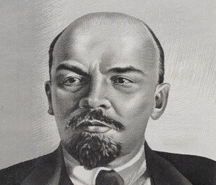 Trois broderies figurant des portraits de politiciens communistes, Chine, R&eacute;volution Culturelle