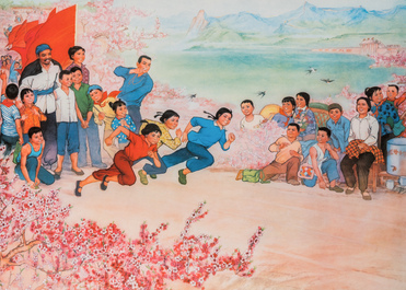 Zeven Chinese Culturele Revolutie propagandaposters