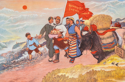 Six Chinese Cultural Revolution propaganda posters