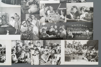 21 photos en noir et blanc de l'agence de presse Hsinhua de la R&eacute;volution Culturelle, Chine