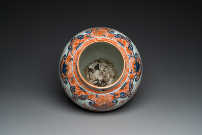 Vase en porcelaine de Chine de style Imari, Kangxi/Yongzheng