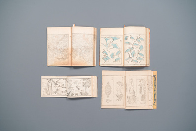 Ten Japanese woodblock albums, Edo/Meiji, 19th C.