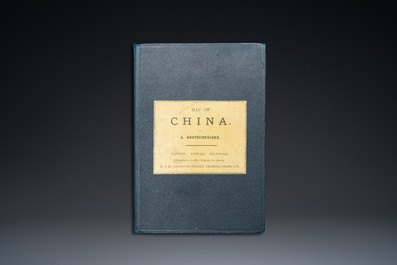 Emil Bretschneider (1833 &ndash; 1901): Map of China and the surrounding regions, second edition, Edward Stanford Ltd., London, 1900