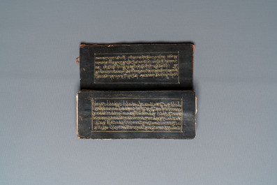 Manuscrit sutra bouddhiste, Tibet, probablement 17&egrave;me