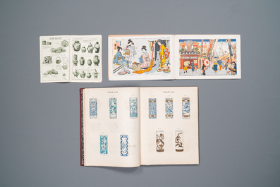 Trois catalogues de commerces d'importation de porcelaines et d'autres oeuvres de Chine et de Japon, ca. 1900