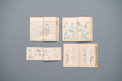 Dix albums de gravures sur bois, Japon, Edo/Meiji, 19&egrave;me
