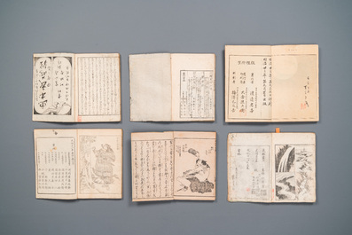 Tien Japanse albums met houtsnedes, Edo/Meiji, 19e eeuw