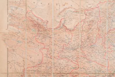 Emil Bretschneider (1833 &ndash; 1901): Map of China and the surrounding regions, second edition, Edward Stanford Ltd., Londres, 1900