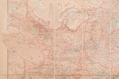 Emil Bretschneider (1833 &ndash; 1901): Map of China and the surrounding regions, second edition, Edward Stanford Ltd., Londen, 1900