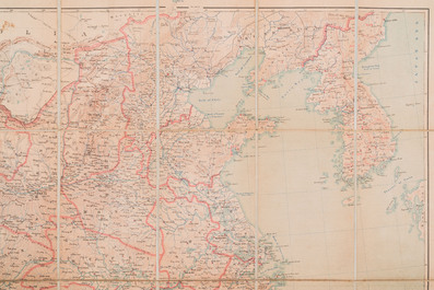 Emil Bretschneider (1833 &ndash; 1901): Map of China and the surrounding regions, second edition, Edward Stanford Ltd., Londen, 1900