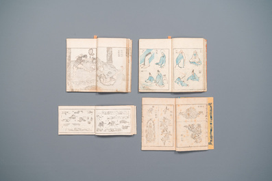 Dix albums de gravures sur bois, Japon, Edo/Meiji, 19&egrave;me