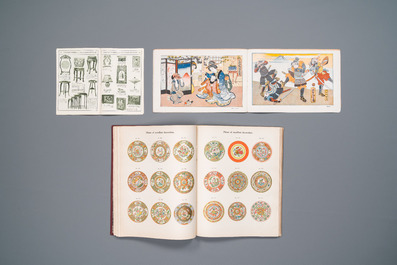 Trois catalogues de commerces d'importation de porcelaines et d'autres oeuvres de Chine et de Japon, ca. 1900