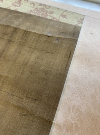 Ecole chinoise: 'Rassemblement musical &eacute;l&eacute;gant', encre et couleurs sur soie, probablement Ming