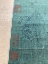 Suiveur de Li Cheng 李成 (919-967): 'Paysage montagneux aux pins', encre sur soie